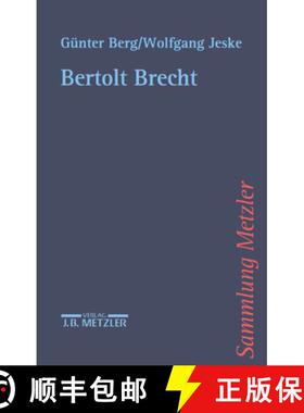 【3-4周达】Bertolt Brecht [9783476103109]