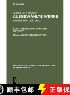 预订 Ausgewählte Werke, Bd 6/Tl 2, Anderer besonderer Theil [9783110041231]