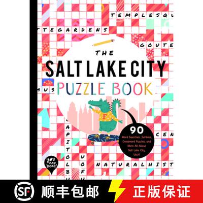 【3-4周达】The Salt Lake City Puzzle Book: 90 Word Searches, Jumbles, Crossword Puzzles, and More All... [9781952239472]