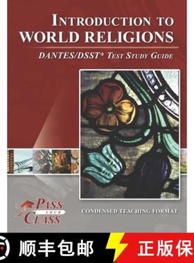 【3-4周达】Introduction to World Religions DANTES/DSST Test Study Guide [9781614336761]