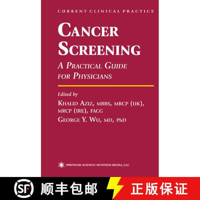 【3-4周达】Cancer Screening: A Practical Guide for Physicians [9781617372292]