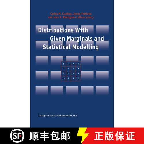 【3-4周达】Distributions With Given Marginals and Statistical Modelling [9789048161362]