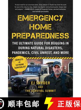 【3-4周达】Emergency Home Preparedness: The Ultimate Guide for Bugging In During Natural Disasters, P... [9781510779549]