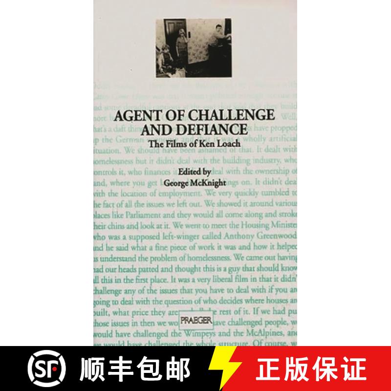 【3-4周达】Agent of Challenge and Defiance: The Films of Ken Loach [9780275960360]