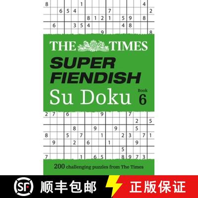 【3-4周达】The Times Super Fiendish Su Doku Book 6: 200 Challenging Puzzles from the Times [9780008285487]