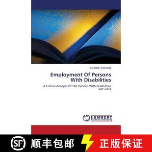 Persons With Disabilities 预订 9783659609992 Employment