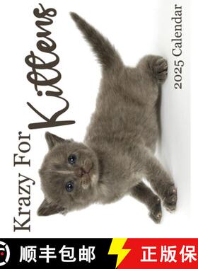 【3-4周达】Krazy For Kittens 2025 Calendar: 2025 Calendar [9781959209324]
