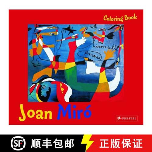 【3-4周达】Joan Miro: Coloring Book: Coloring Book [9783791370392]
