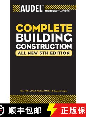 【3-4周达】Audel Complete Building Construction: All New 5Th Edition [Wiley生活类] [9780764571114]
