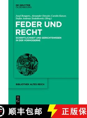 预订 Feder Und Recht: Schriftlichkeit Und Gerichtswesen in Der Vormoderne [9783111077307]