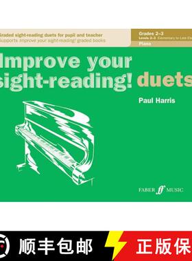【3-4周达】Improve Your Sight-Reading! Piano Duet, Grade 2-3: Graded Sight-Reading Duets for Pupil an... [9780571524068]