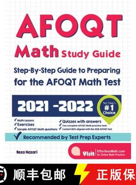 【3-4周达】AFOQT Math Study Guide: Step-By-Step Guide to Preparing for the AFOQT Math Test [9781637190173]