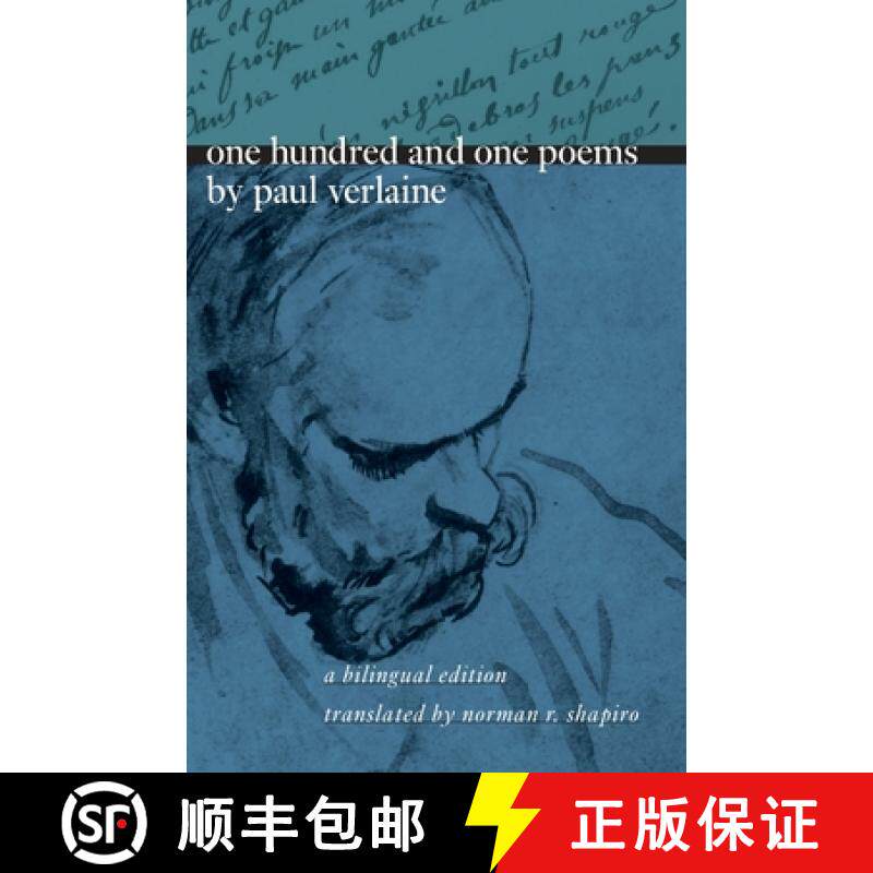 【3-4周达】One Hundred and One Poems by Paul Verlaine: A Bilingual Edition [9780226853451]