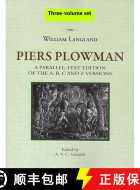 【3-4周达】Piers Plowman, Three-book set: Vol I (text), Vol II Part 1 (textual notes) and Vol II Part... [9781580441612]