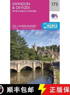 【3-4周达】Swindon, Devizes, Marlborough & Trowbridge [9780319262719]