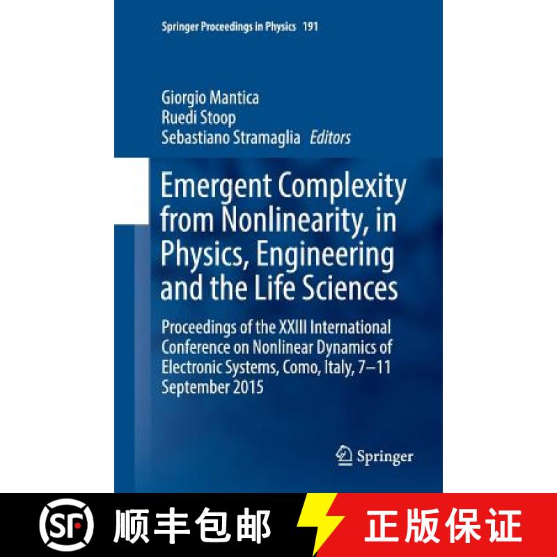 【4周达】Emergent Complexity from Nonlinearity, in Physics, Engineering and the Life Sciences: Procee... [9783319838311]