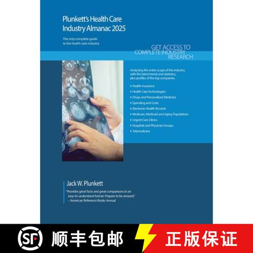 【3-4周达】Plunkett's Health Care Industry Almanac 2025: Health Care Industry Market Research, Statis... [9781647880521]