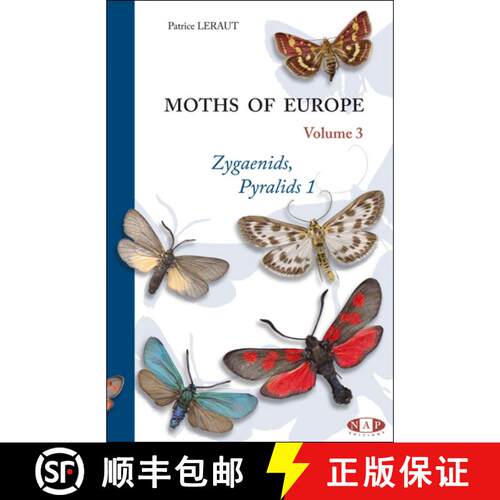 【3-4周达】精装 Moths of Europe, Volume 3 [9782913688155]