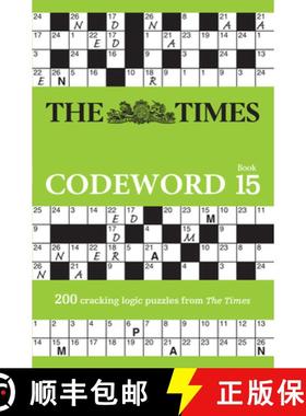【3-4周达】The Times Codeword 15: 200 Cracking Logic Puzzles [9780008618100]
