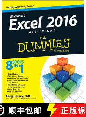 【3-4周达】Excel 2016 All-In-One For Dummies [Wiley计算机] [9781119077152]