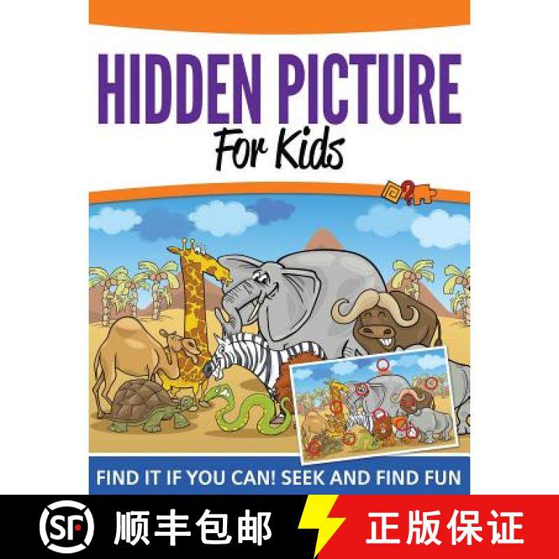 【3-4周达】Hidden Pictures For Kids: Find It If You Can! Seek and Find Fun [9781681456041]