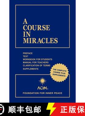 预订 A Course in Miracles: Combined Volume [9781883360269]