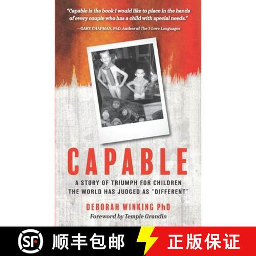 【3-4周达】Capable: A Story of Triumph For Children the World has Judged as Different [9780578841625]