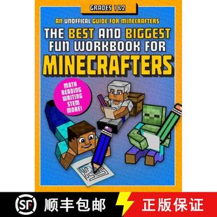 Grades Minecrafters for Ad... Unofficial Learning 9781510744967 Biggest 4周达 The Fun Best Workbook and