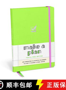 【3-4周达】Make a Plan Undated Planner and Weekly Agenda Notebook [9781683493228]