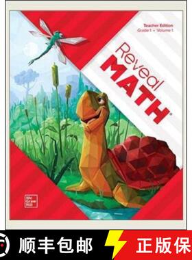 【3-4周达】Reveal Math, Grade 1, Teacher Edition, Volume 1 [9780076839117]