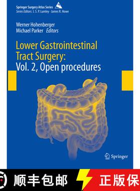 【3-4周达】Lower Gastrointestinal Tract Surgery: Vol. 2, Open procedures [9783030608293]