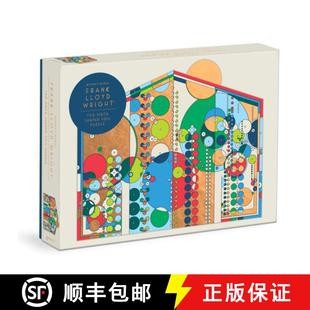 Frank 9780735376212 Puzzle 750 4周达 Piece Wright Lloyd Foil Midway Shaped Mural