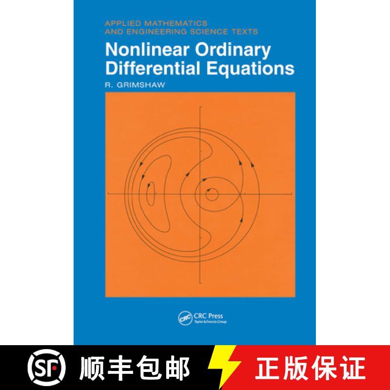 【3-4周达】Nonlinear Ordinary Differential Equations: Applied Mathematics and Engineering Science Texts [9780849386077]