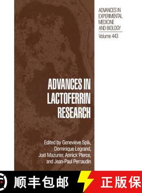 【3-4周达】Advances in Lactoferrin Research [9781475790702]