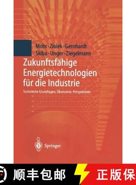 【3-4周达】Zukunftsfähige Energietechnologien für die Industrie : Technische Grundlagen, Ökonomie,... [9783642637674]