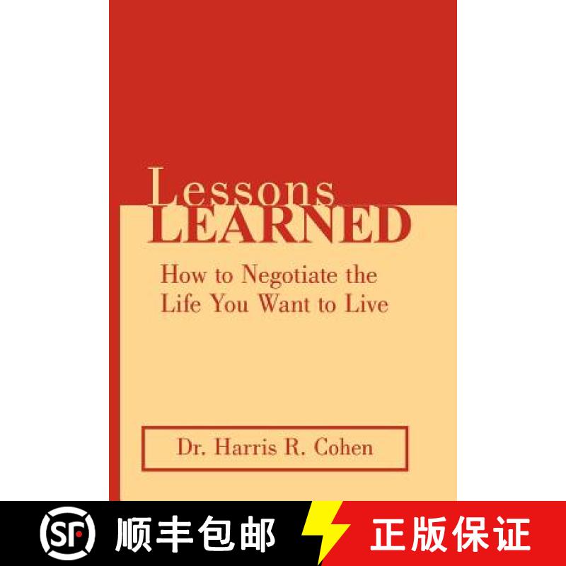【2-3周达】Lessons Learned: How to Negotiate the Life You Want to Live [9781458202505]