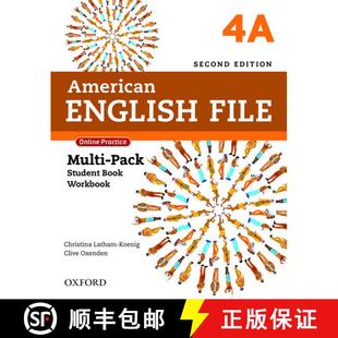 【3-4周达】American English File: Level 4: A Multi-Pack [9780194796354]