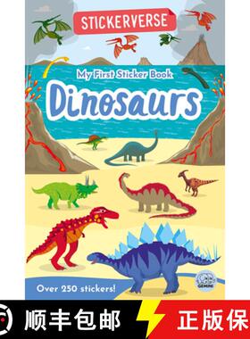 预订 Stickerverse - My First Sticker Book Dinosaurs [9781917082860]