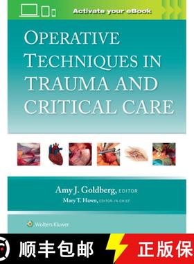 【3-4周达】Operative Techniques in Trauma and Critical Care: Print + eBook with Multimedia [9781975176679]