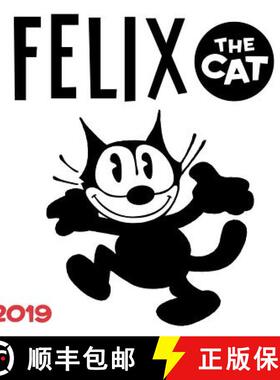 【3-4周达】Felix the Cat 2019 Square Wall Calendar [9780789334947]