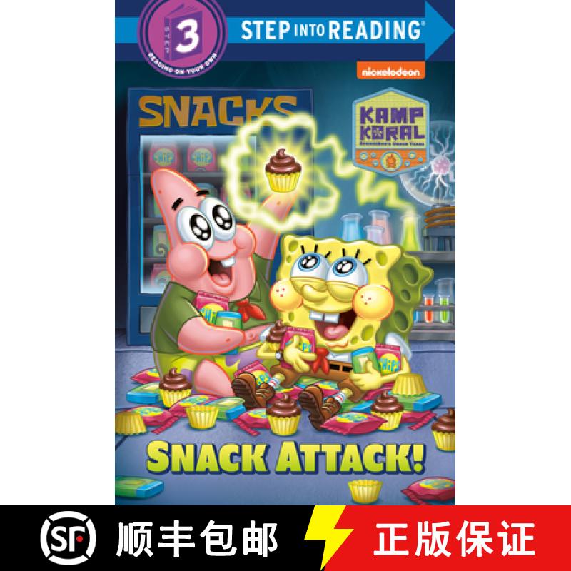 【3-4周达】Snack Attack! (Kamp Koral: Spongebob's Under Years) [9780593374030]