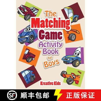 【3-4周达】The Matching Game Activity Book for Boys Activity Book [9781683770688]