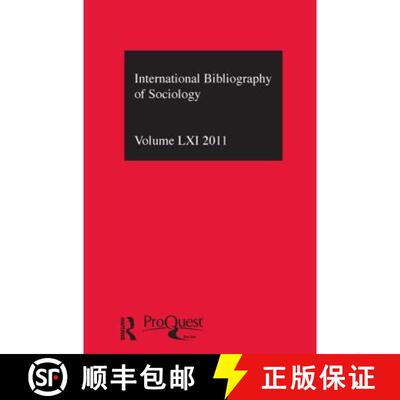 【3-4周达】精装 Ibss: Sociology: 2011 Vol.61: International Bibliography of the Social Sciences [9780415656337]
