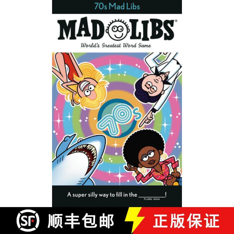 【3-4周达】70s Mad Libs: World's Greatest Word Game [9780593224113]