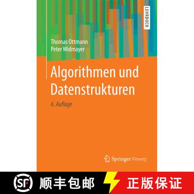 【3-4周达】精装 Algorithmen und Datenstrukturen (6., durchges. Aufl. 2017) [9783662556498]