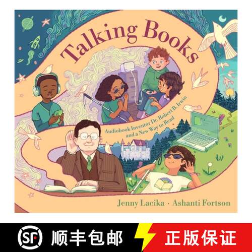 【3-4周达】精装 Talking Books: Audiobook Inventor Dr. Robert B. Irwin and a New Way to Read [9781665912679]
