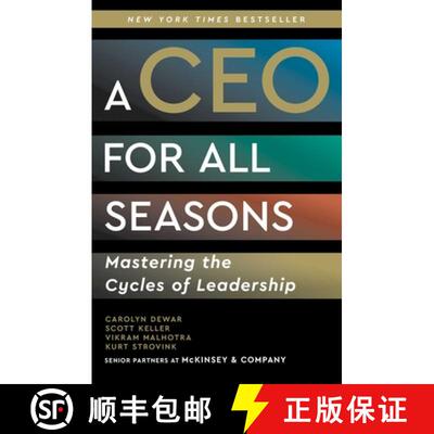 现货 四季 CEO: 驾驭领导力周期 精装 A CEO for All Seasons: Mastering the Cycles of Leadership [9781668098349]
