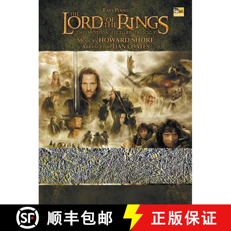 【2-3周达】The Lord of the Rings Trilogy: Music from the Motion Pictures Arranged for Easy Piano [9780757924149]