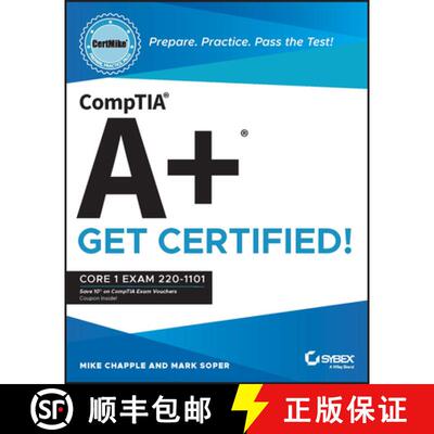 【3-4周达】Comptia A+ Certmike: Prepare. Practice. Pass the Test! Get Certified!: Core 1 Exam 220-1101 [9781119898092]