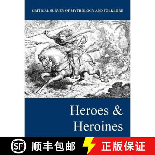 【3-4周达】精装 Critical Survey of Mythology & Folklore: Heroes and Heroines: Print Purchase Includes... [9781619251816]